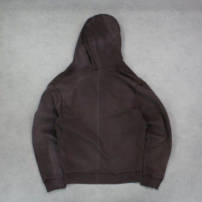 VERY RARE 00s Nike Zip Up Hoodie Brown - (M)