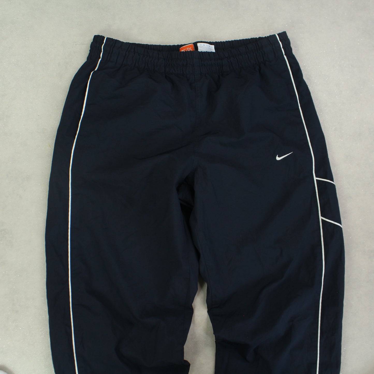 RARE 2000s Baggy Nike Trackpants Navy - (L)