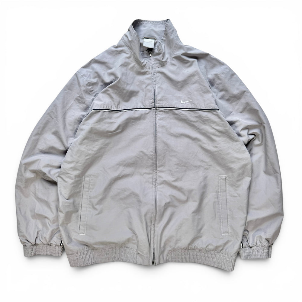 RARE 2000s Nike Track Jacket Grey - (L)
