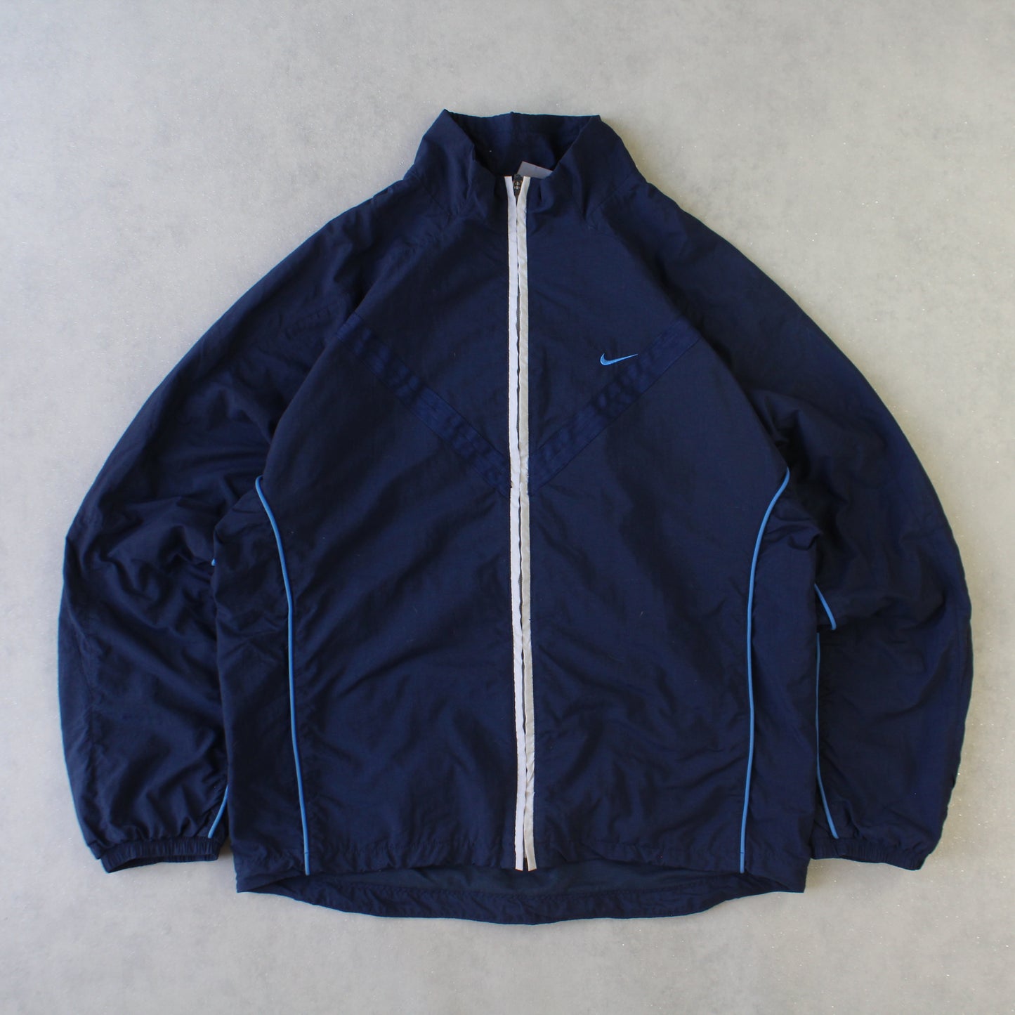 RARE 00s Nike Track Jacket Navy - (M)
