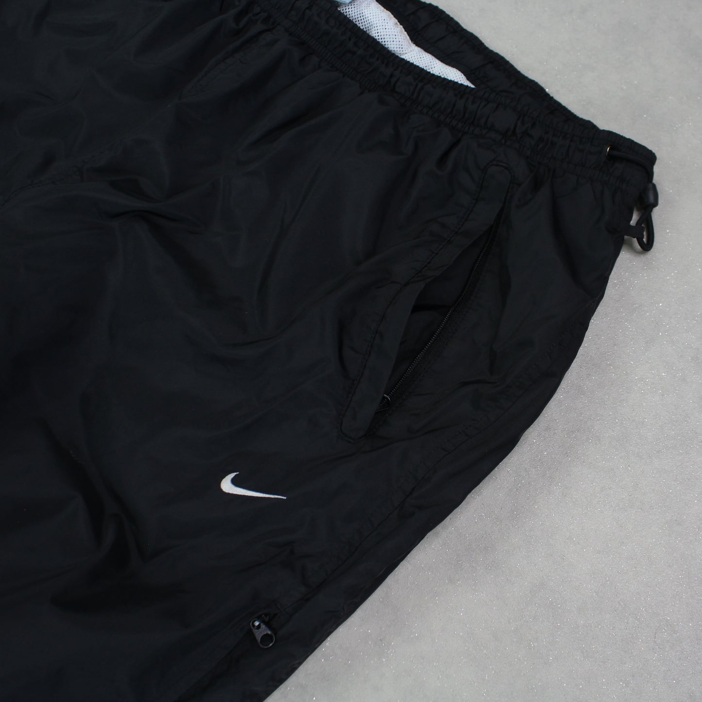 SUPER RARE 2000s Nike Trackpants Black - (L)
