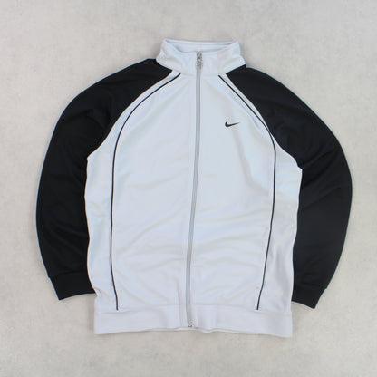 RARE 00s Nike Track Jacket Grey - (S)