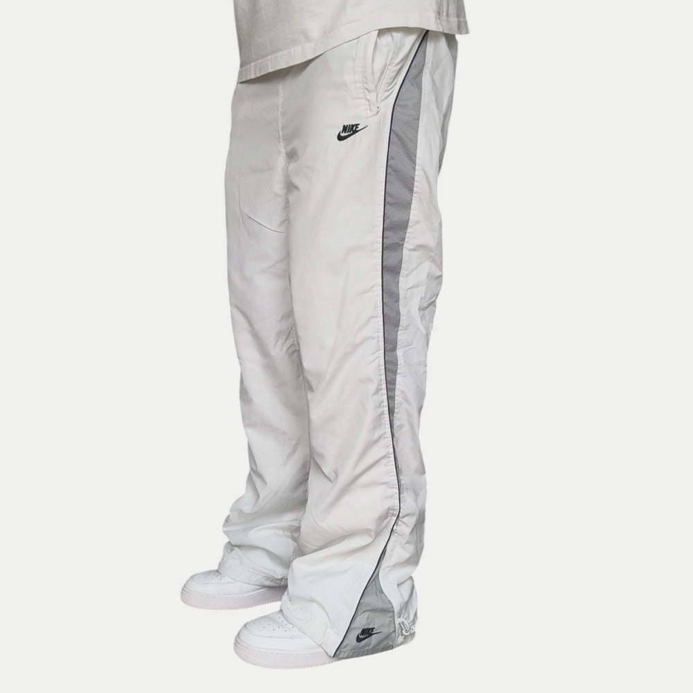 SUPER RARE 2000s Nike Trackpants White - (L) | PREMIUM