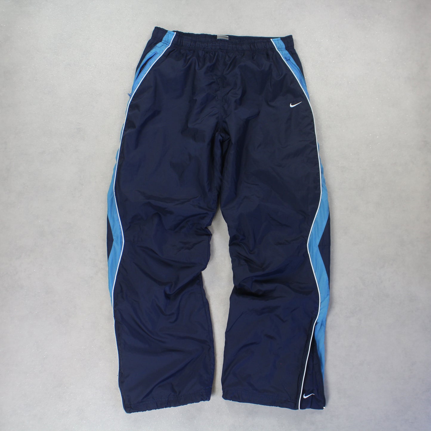 SUPER RARE 2000s Nike Trackpants Navy - (L)