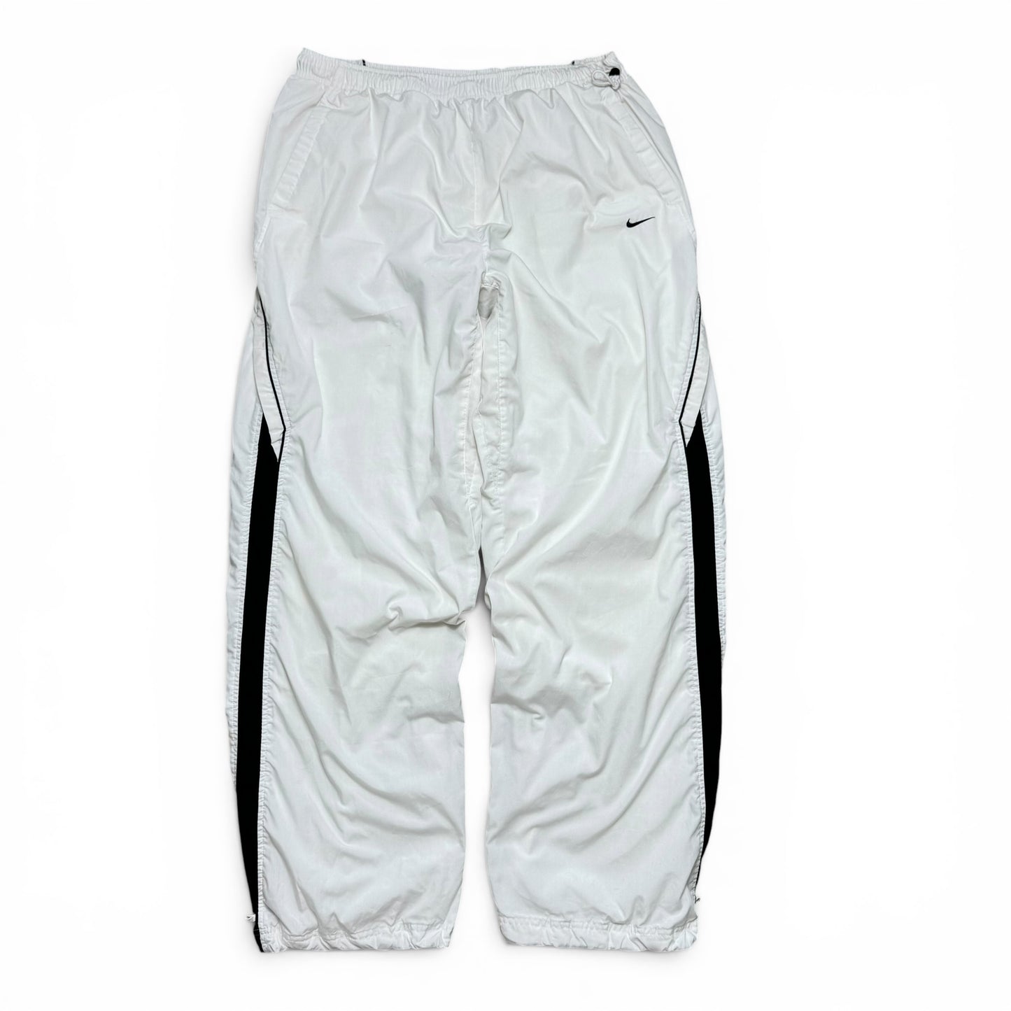 RARE 2000s Nike Trackpants White - (XL)