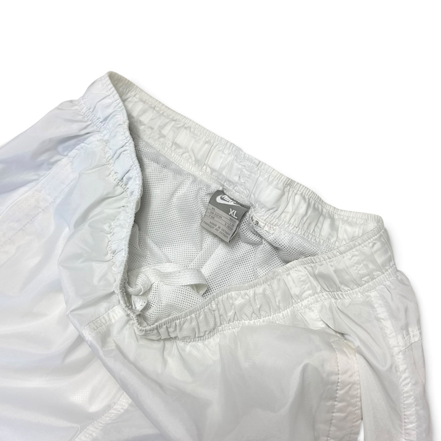 SUPER RARE 2000s Nike Trackpants White *PREMIUM* - (L)