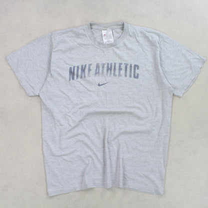 RARE Vintage 1990s Nike T-Shirt Grey - (L)