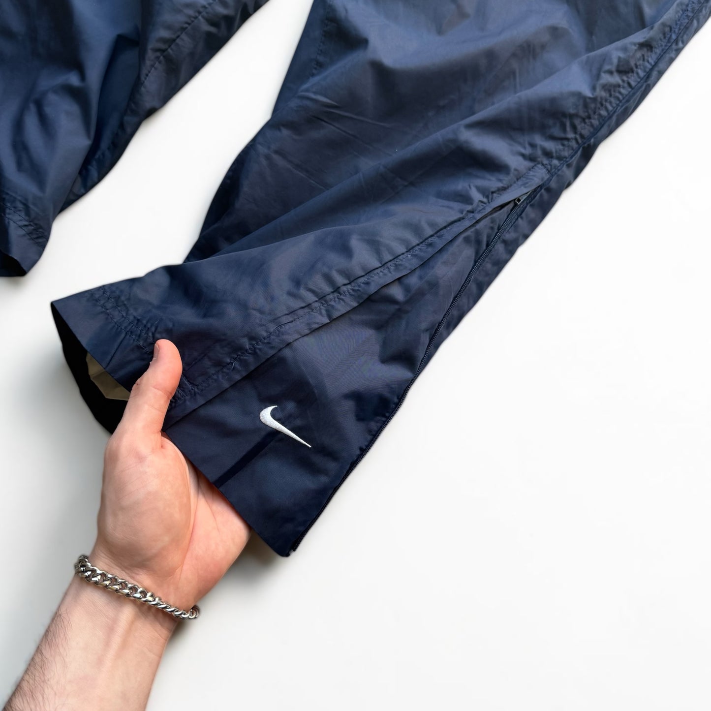 RARE 2000s Nike Trackpants Navy - (S)