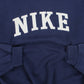 RARE Vintage 1990s Nike Spell Out Sweatshirt Navy - (L)