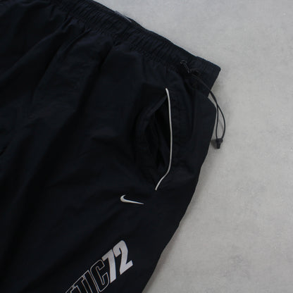RARE 2000s Nike 72 Trackpants Black - (S)