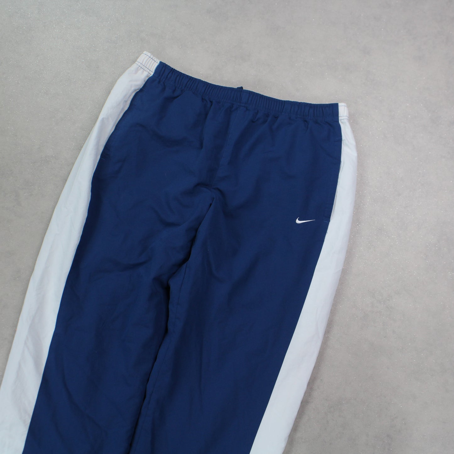 RARE 00s Nike Trackpants Blue - (L)