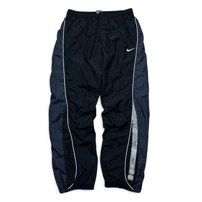 SUPER RARE 2000s Nike Air Max Trackpants Black - (L)