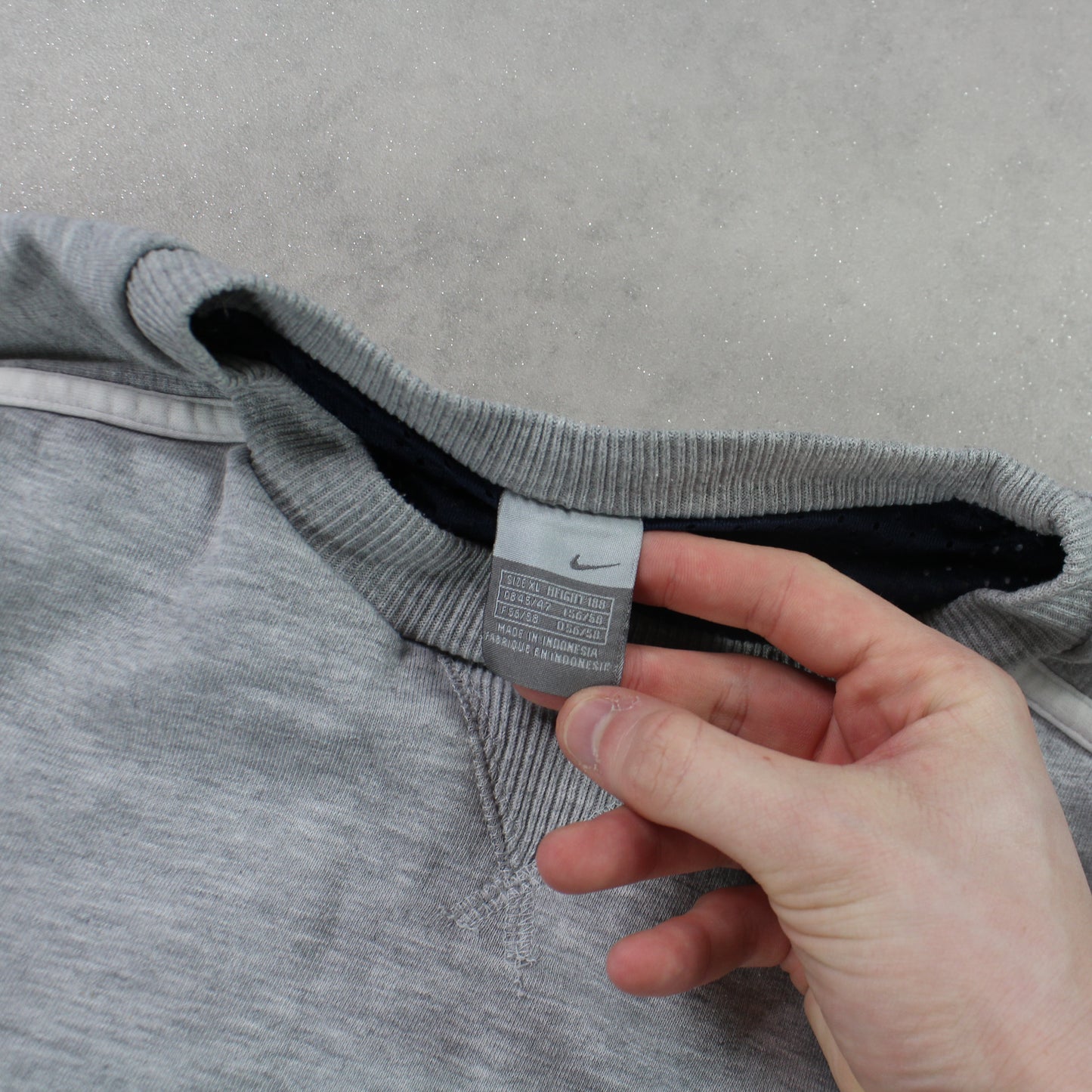 RARE 00s Nike Sweatshirt Grey - (L)