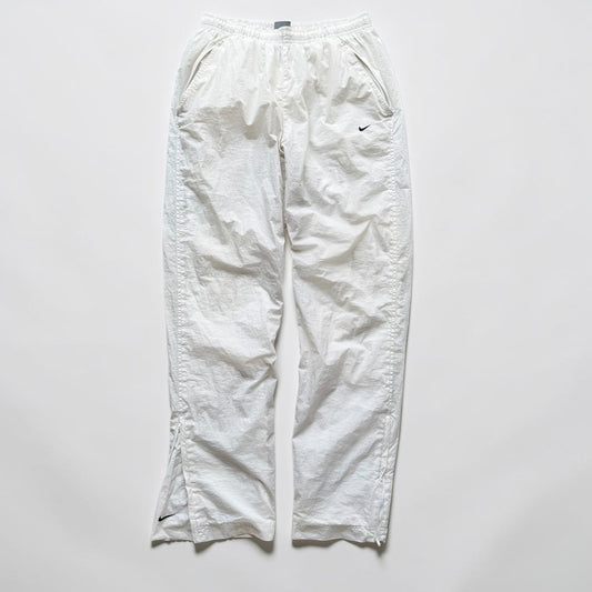 SUPER RARE 2000s Nike Trackpants White *PREMIUM* - (S)