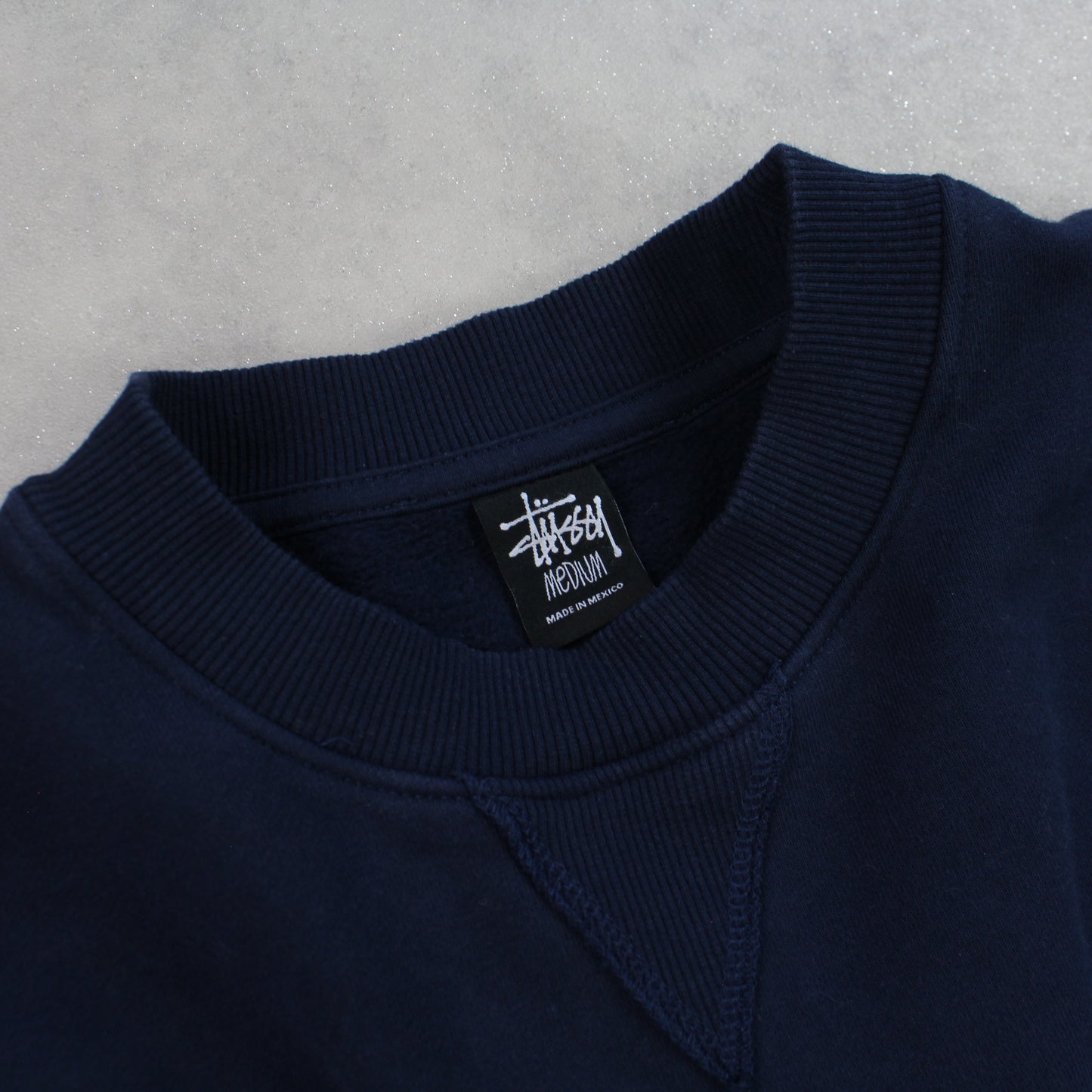 SUPER RARE Stüssy Heavyweight Sweatshirt Navy - (M)