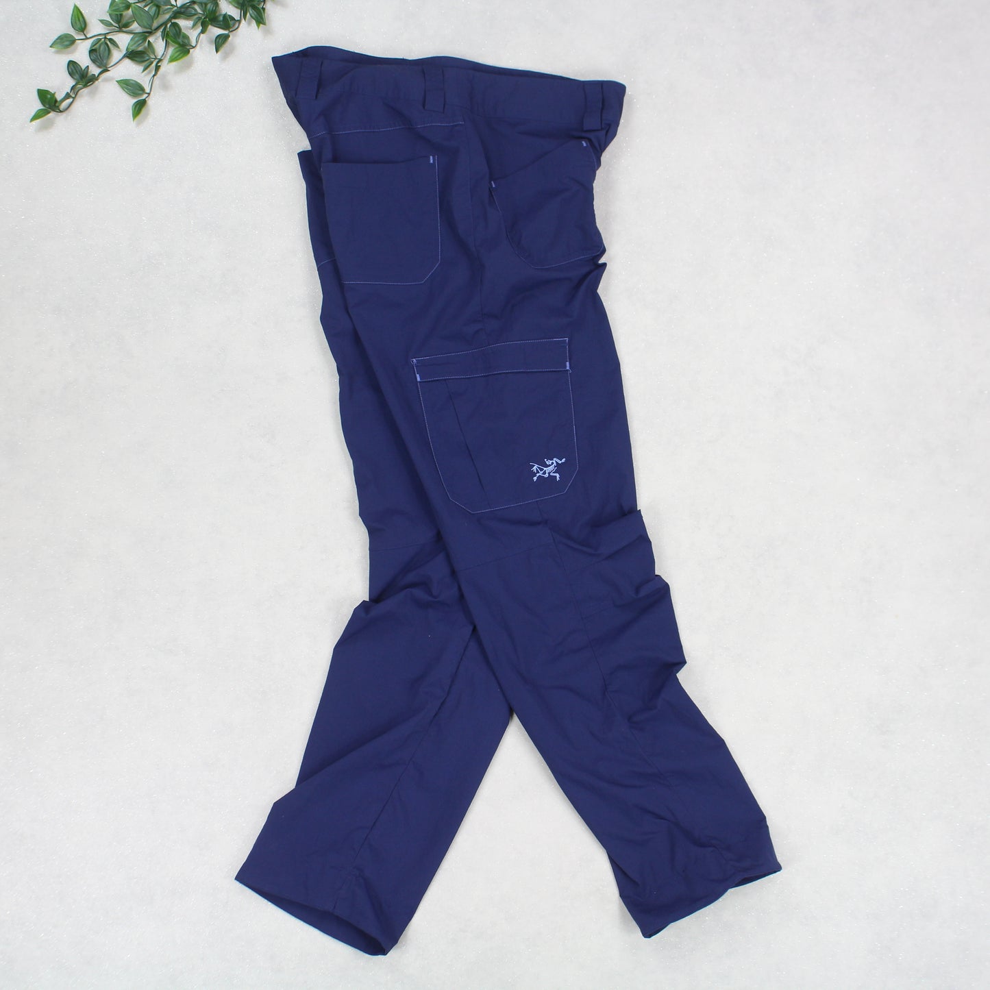 RARE Arcteryx Waterproof Pants Navy - (S)