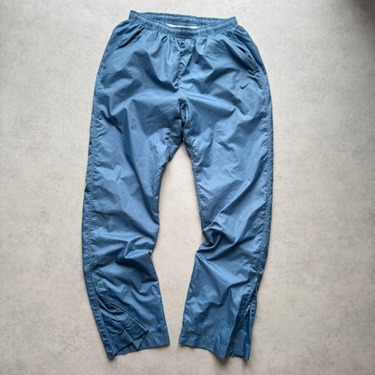 RARE 2000s Nike Trackpants Blue - (M)