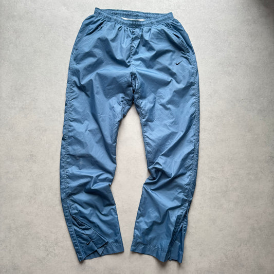 RARE 2000s Nike Trackpants Blue - (M)