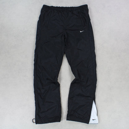 RARE 00s Nike Trackpants Black - (S)