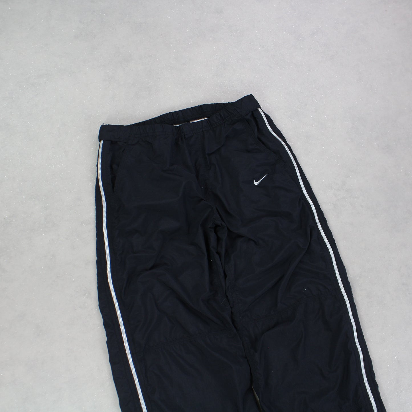 RARE 00s Nike Trackpants Black - (XS)