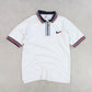 RARE 90s Nike Polo Shirt White - (M)