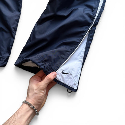 SUPER RARE 2000s Nike Trackpants Navy *PREMIUM* - (XL)