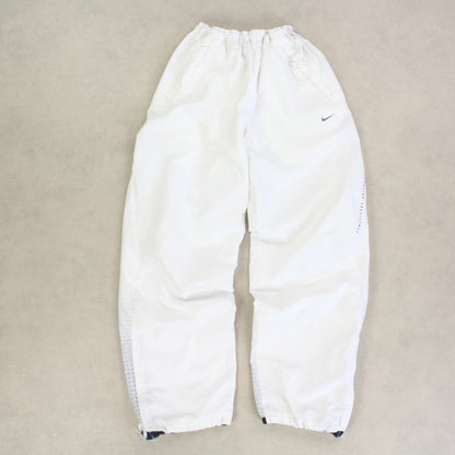 SUPER RARE 00s Nike Trackpants White - (M)