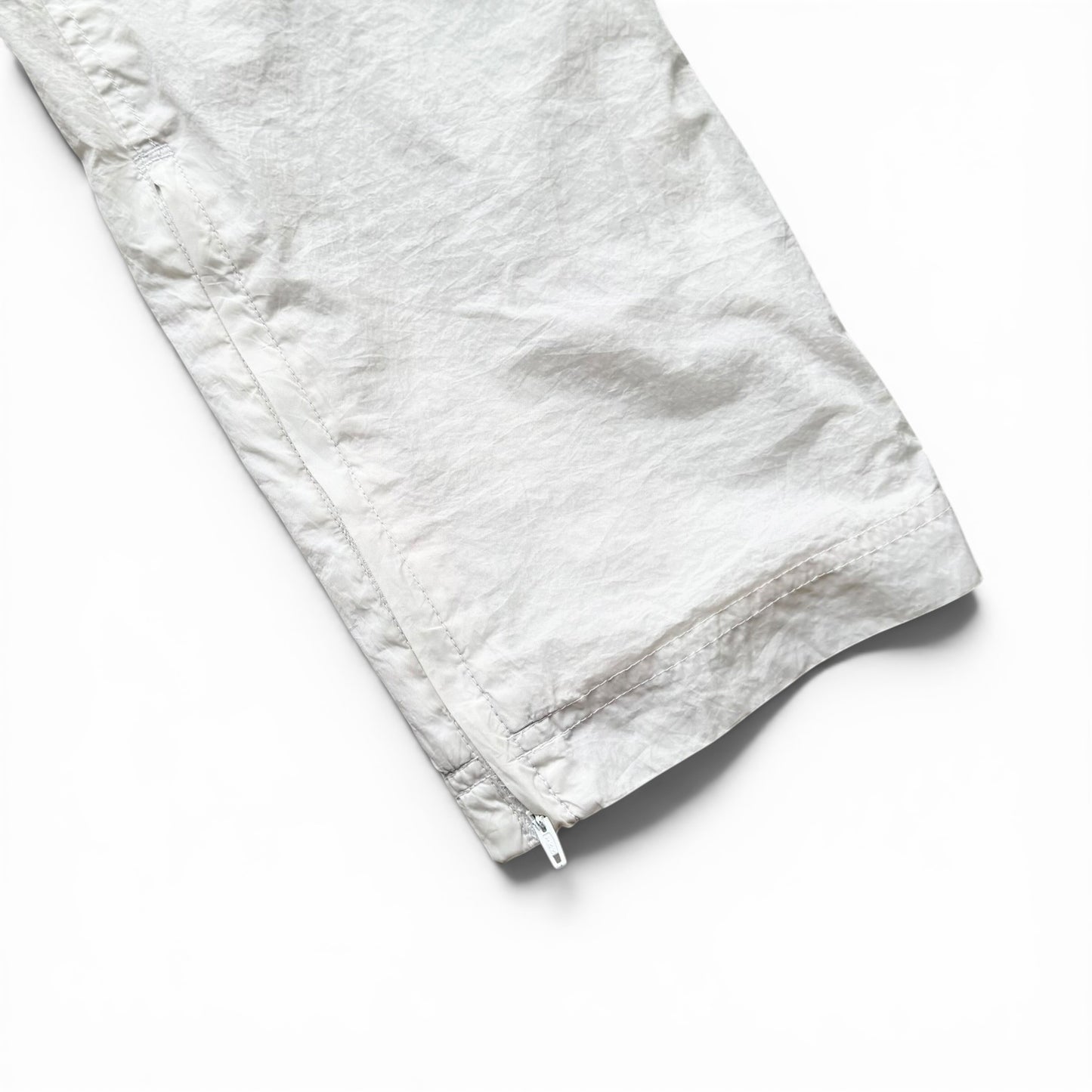 SUPER RARE 2000s Nike Trackpants White *PREMIUM* - (S)