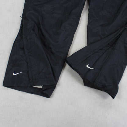 RARE Vintage 00s Nike Trackpants Black - (S)