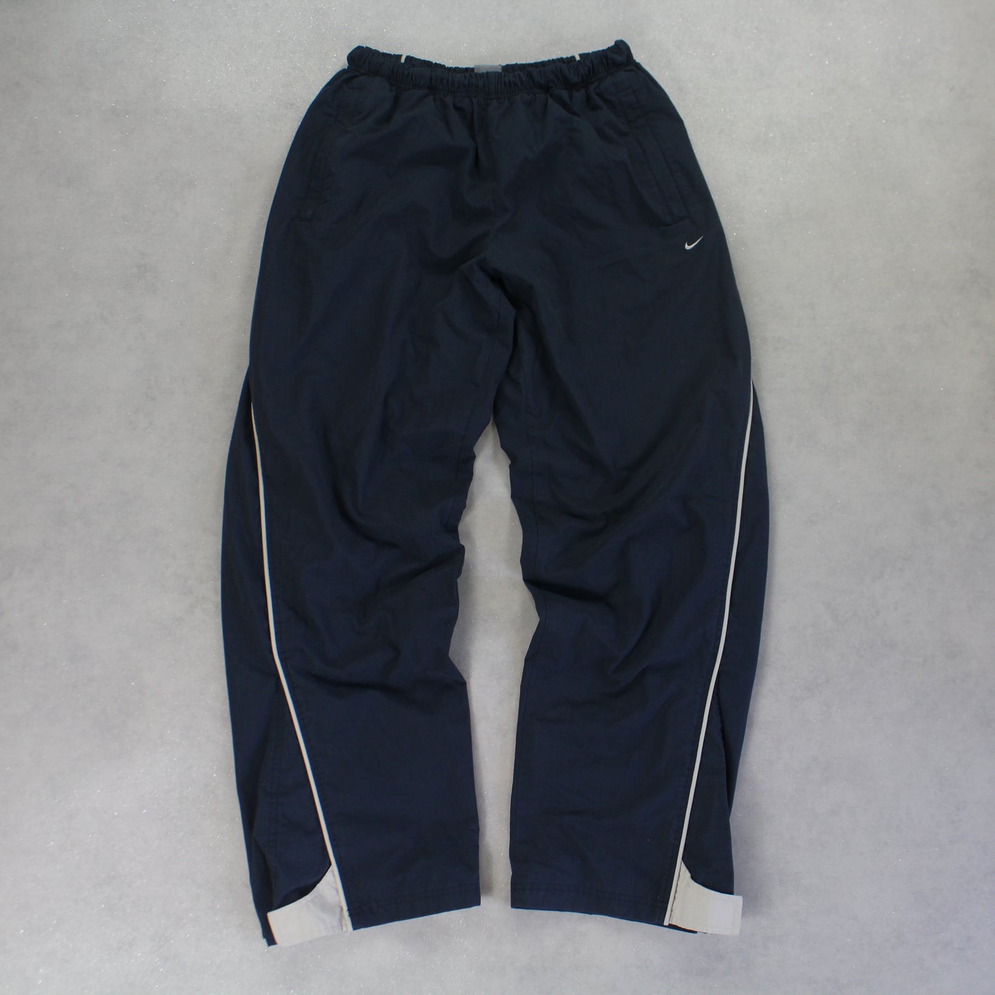 RARE 2000s Nike Trackpants Navy - (L)