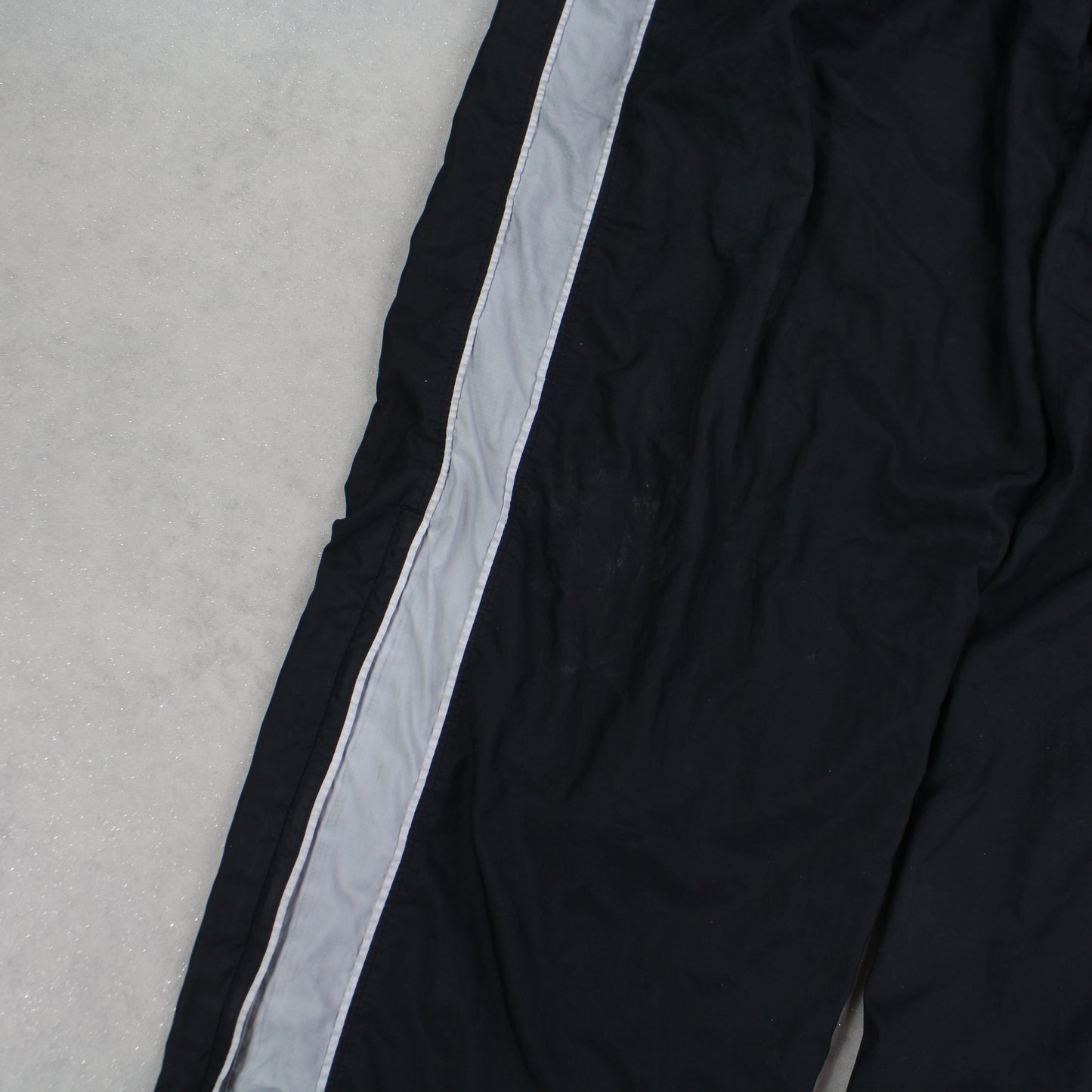 RARE 00s Baggy Nike Trackpants Black - (XL)