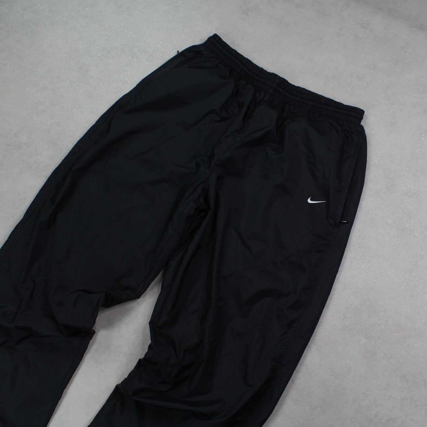 SUPER RARE 00s Nike Trackpants Black - (M)