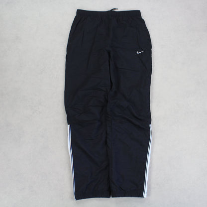 RARE Vintage 00s Nike Trackpants Black - (S)