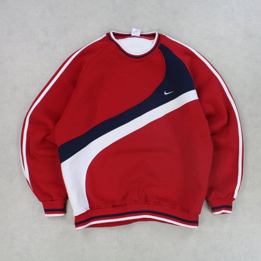 RARE Vintage Nike Sweatshirt Red - (L)