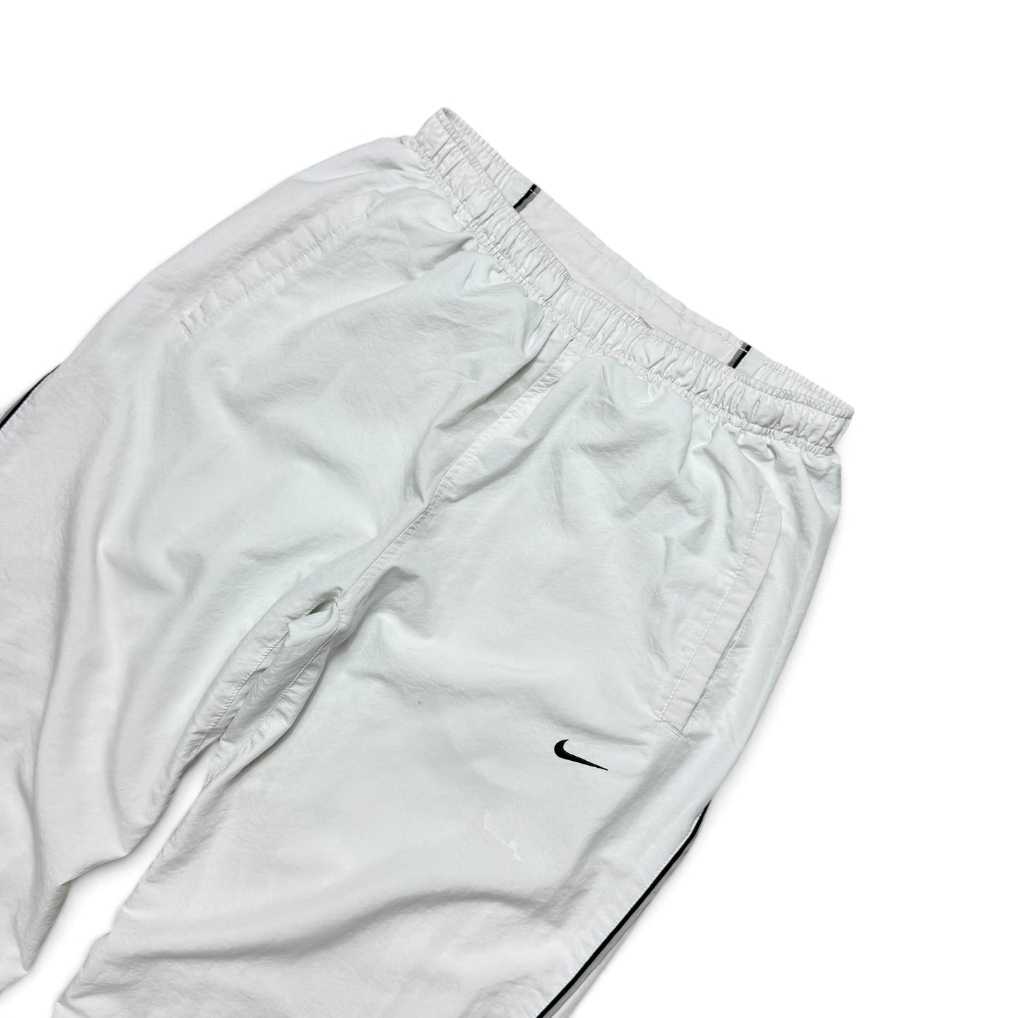 RARE 2000s Nike Trackpants White - (S)