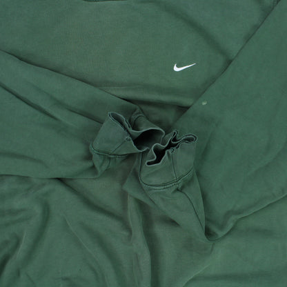 RARE Vintage 00s Nike Swoosh Sweatshirt Green - (XL)