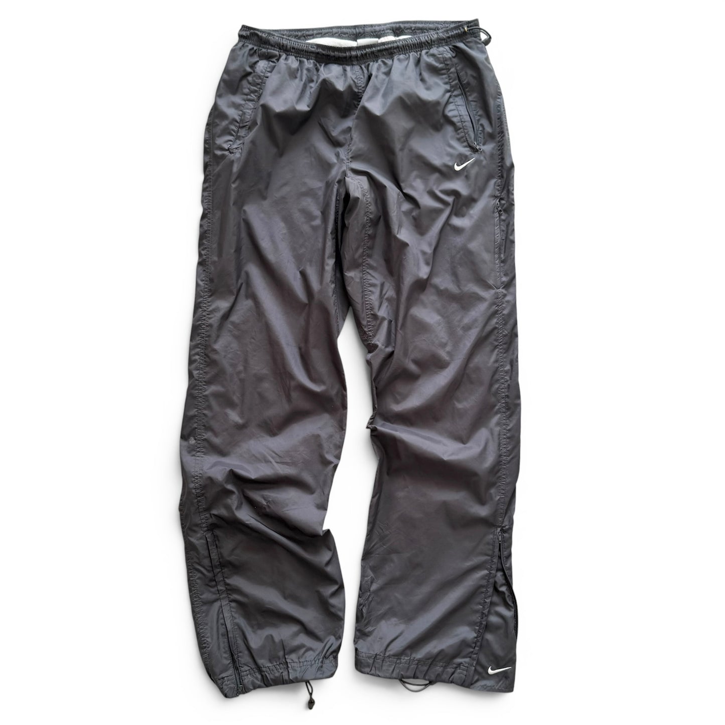 SUPER RARE 2000s Nike Trackpants Grey *PREMIUM* - (M)