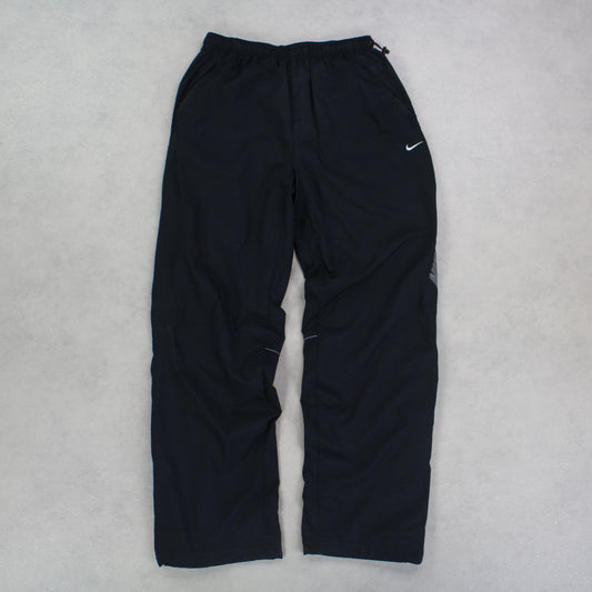 RARE 2000s Nike Trackpants Black - (M)