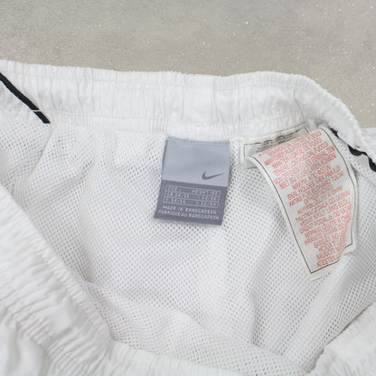 SUPER RARE 2000s Baggy Nike Trackpants White - (L)