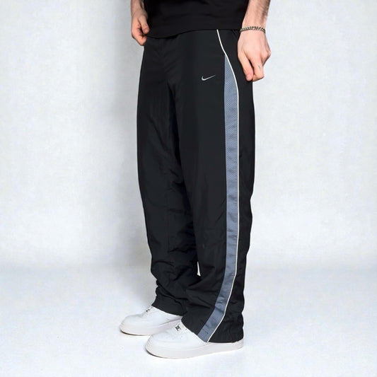 RARE 2000s Nike Trackpants Black - (M)