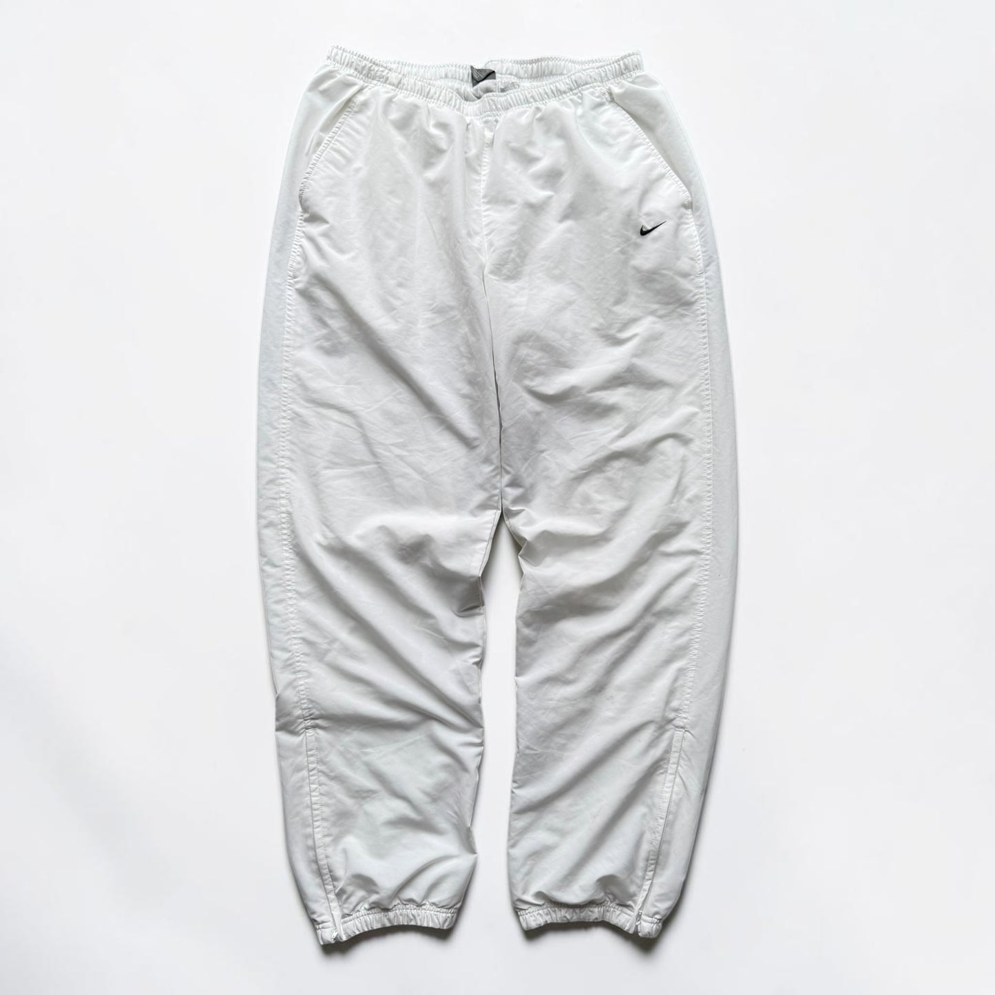 RARE 2000s Nike Trackpants White - (XL)