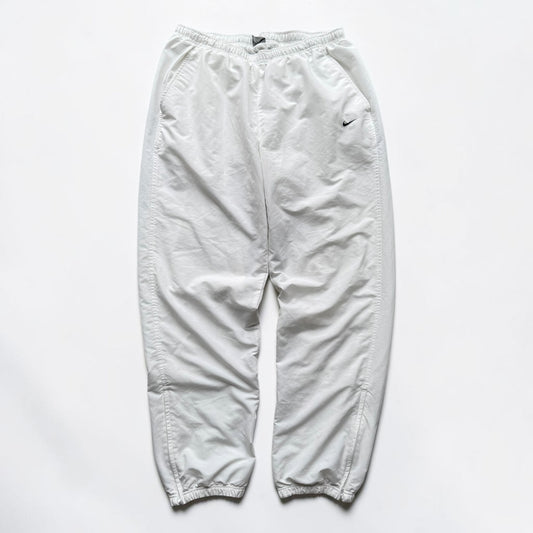 RARE 2000s Nike Trackpants White - (XL)