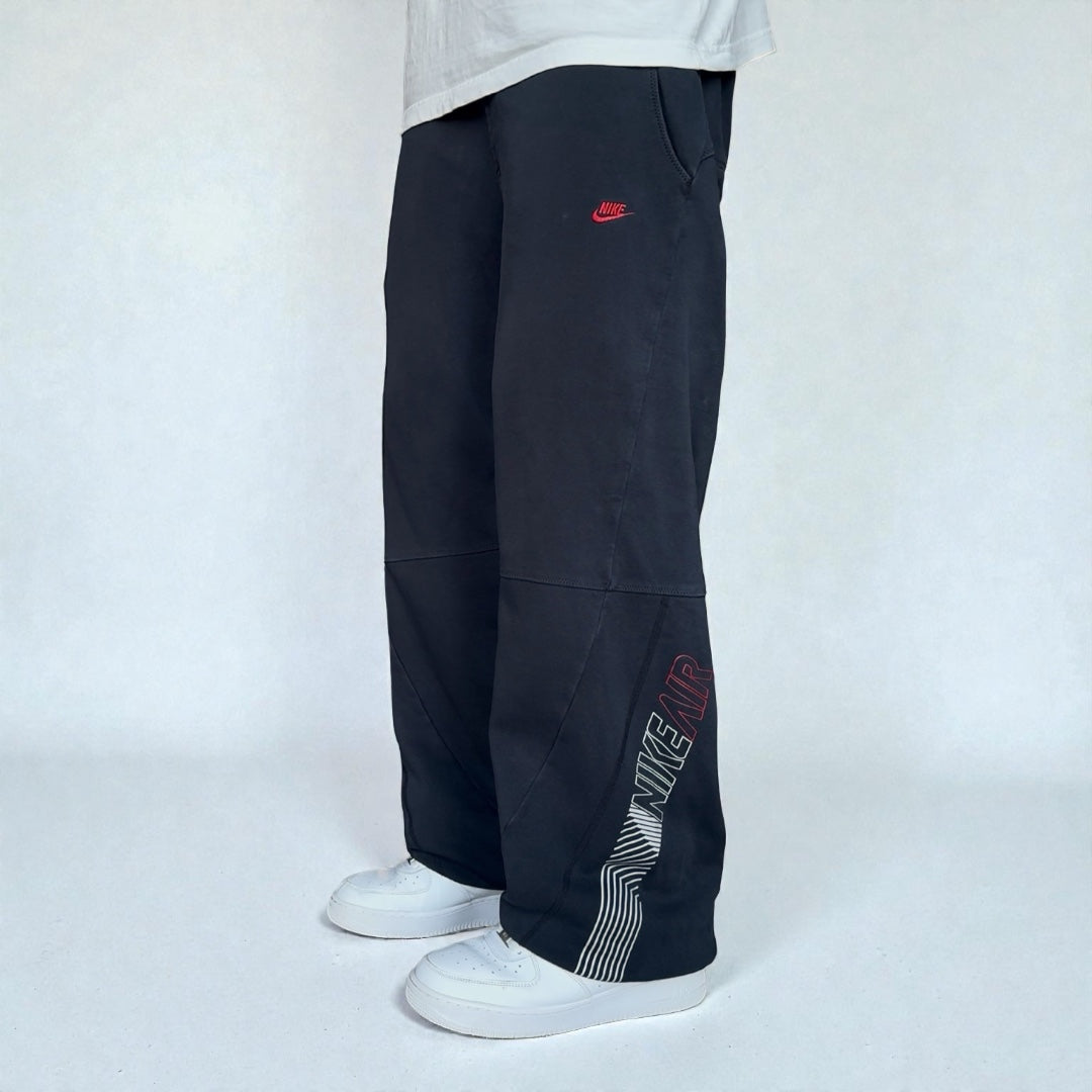 RARE 2000s Nike Airmax Joggers Black - (L)