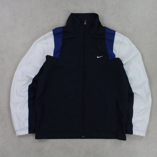 RARE 00s Nike Track Jacket Navy - (S)