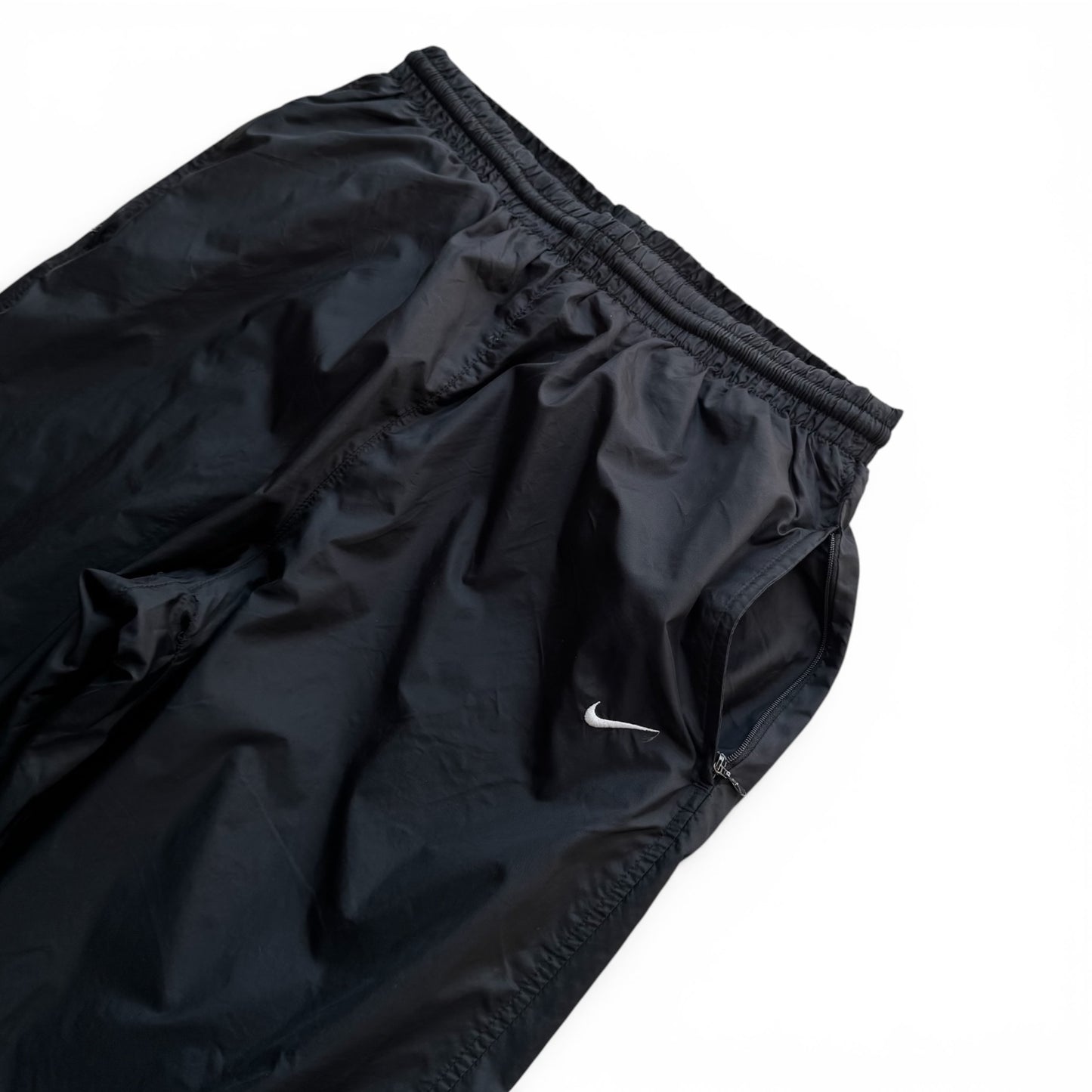 SUPER RARE 2000s Nike Trackpants Black - (M)