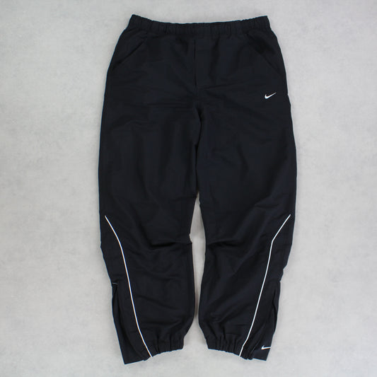 RARE 2000s Nike Trackpants Black - (L)