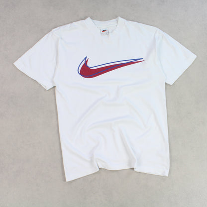 RARE 90s Nike T-Shirt White - (S)