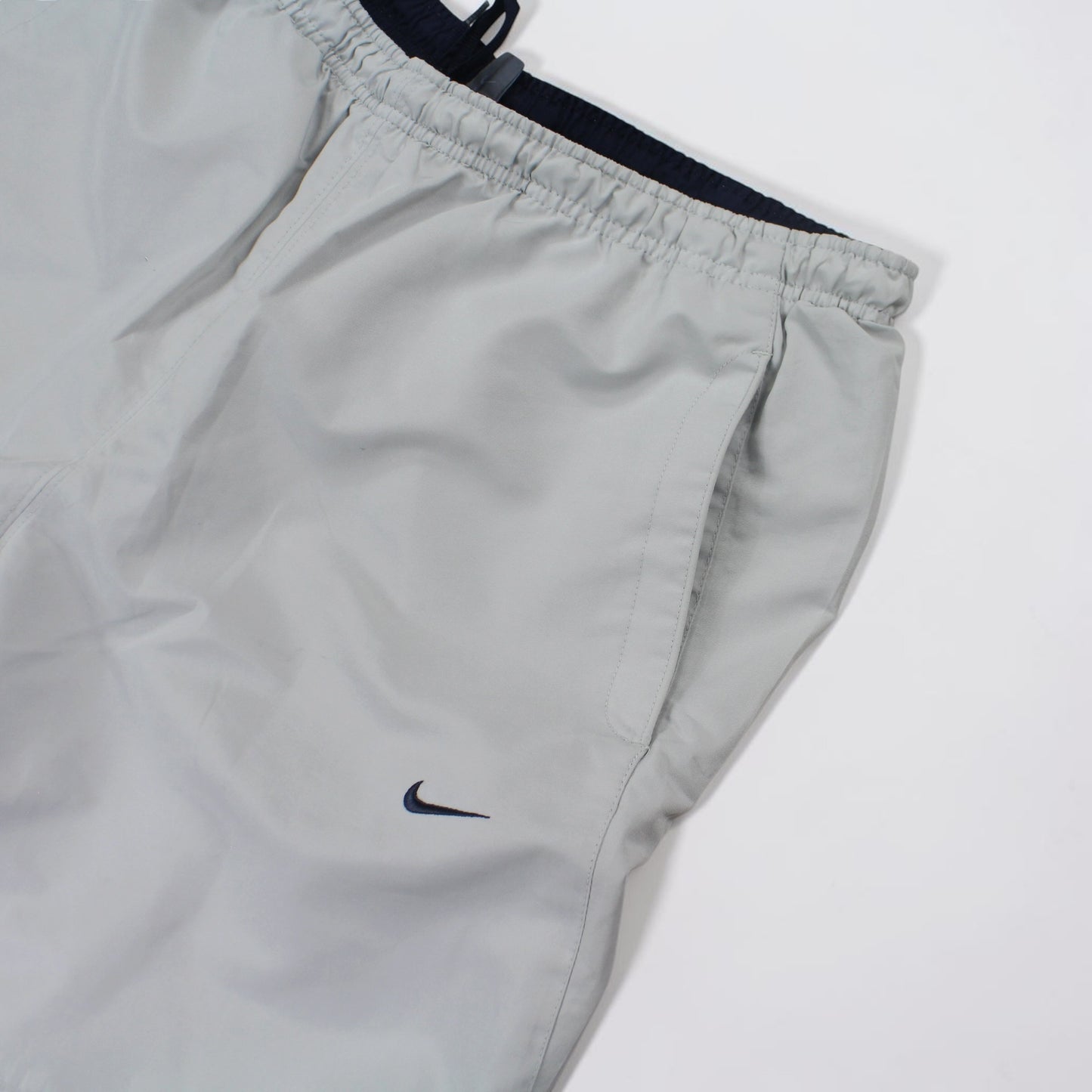 SUPER RARE 2000s Baggy Nike Trackpants Grey - (L)