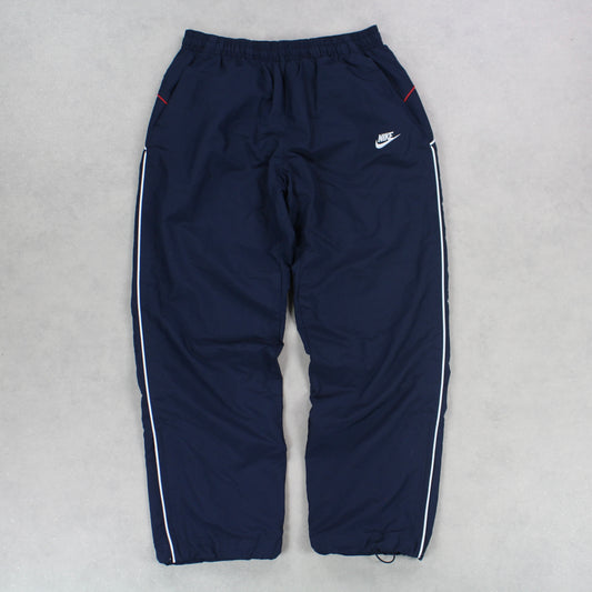 SUPER RARE 00s Nike Trackpants Navy - (L)