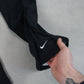 SUPER RARE 00s Nike Trackpants Black - (L)